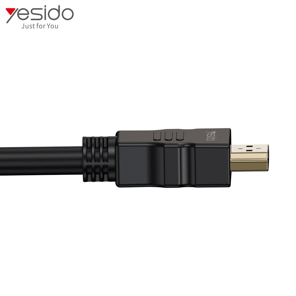 Yesido كيبل HDMI بدقة 4K Ultra HD (1.5 متر) | أسود Yesido كيبل HDMI بدقة 4K Ultra HD (1.5 متر) | أسود